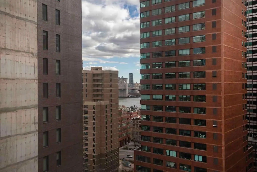 דירה ניו יורק Brooklyn Bridge View Residence