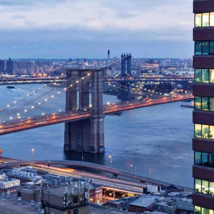 דירה ניו יורק Brooklyn Bridge View Residence